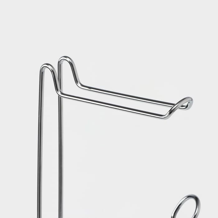 Держатель - стойка для туалетной бумаги Доляна, 14.5×15×48 см