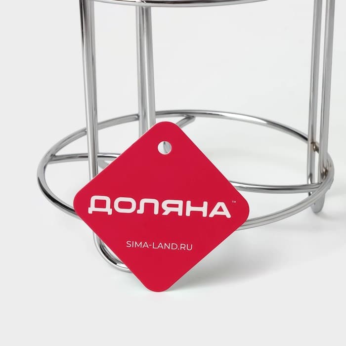 Держатель - стойка для туалетной бумаги Доляна, 14.5×15×48 см