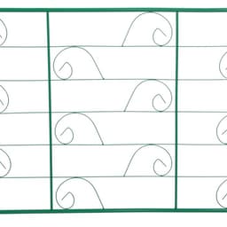 Арка садовая, 180×150×50 см, для вьющихся растений, металлическая, зелёная, «Беседка»