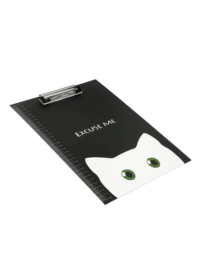 Планшет с прижимом А4 «Кот», МИКС
