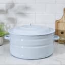 Бак эмалированный, 18 л, d=37.5, с крышкой, без деколи, МИКС