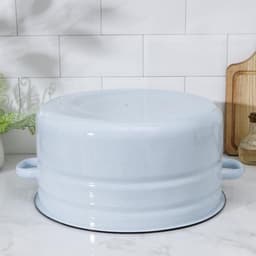 Бак эмалированный, 18 л, d=37.5, с крышкой, без деколи, МИКС