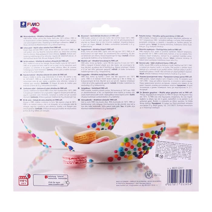 Набор пластика - полимерная глина, Soft, 24 по 25 г