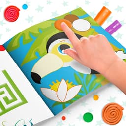 Аппликации пластилином «Джунгли», 12 стр.