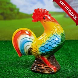 Садовая фигура из гипса «Петух Петя», 24×13×28 см