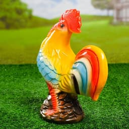 Садовая фигура из гипса «Петух Петя», 24×13×28 см