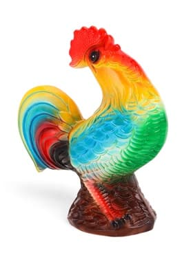 Садовая фигура из гипса «Петух Петя», 24×13×28 см