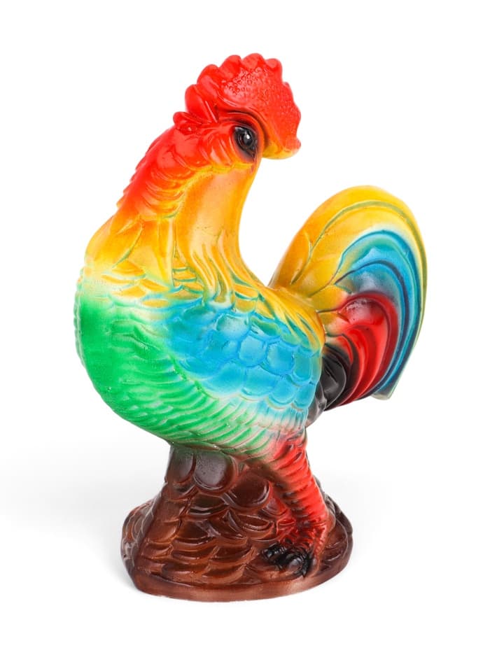 Садовая фигура из гипса «Петух Петя», 24×13×28 см