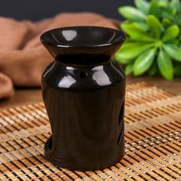 Аромалампа для эфирных масел «Веточка с листьями», керамика, 11×7×7 см, МИКС