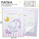 Свидетельство о рождении с файлом «Для девочки», новый формат свидетельства, Me To You, А5