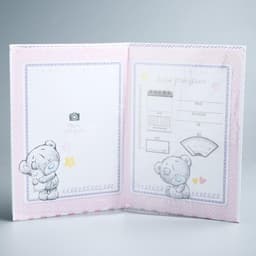 Свидетельство о рождении с файлом «Для девочки», новый формат свидетельства, Me To You, А5