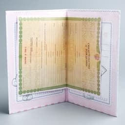 Свидетельство о рождении с файлом «Для девочки», новый формат свидетельства, Me To You, А5