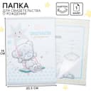 Свидетельство о рождении с файлом, новый формат свидетельства, Me To You, А5