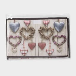 Короб стеллажный для хранения с крышкой «Сердца», 37×24×24 см