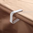 Зажимы для скатерти Доляна «Калипсо», набор 4 шт., пластик, белые