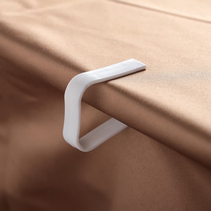 Зажимы для скатерти Доляна «Калипсо», набор 4 шт., пластик, белые