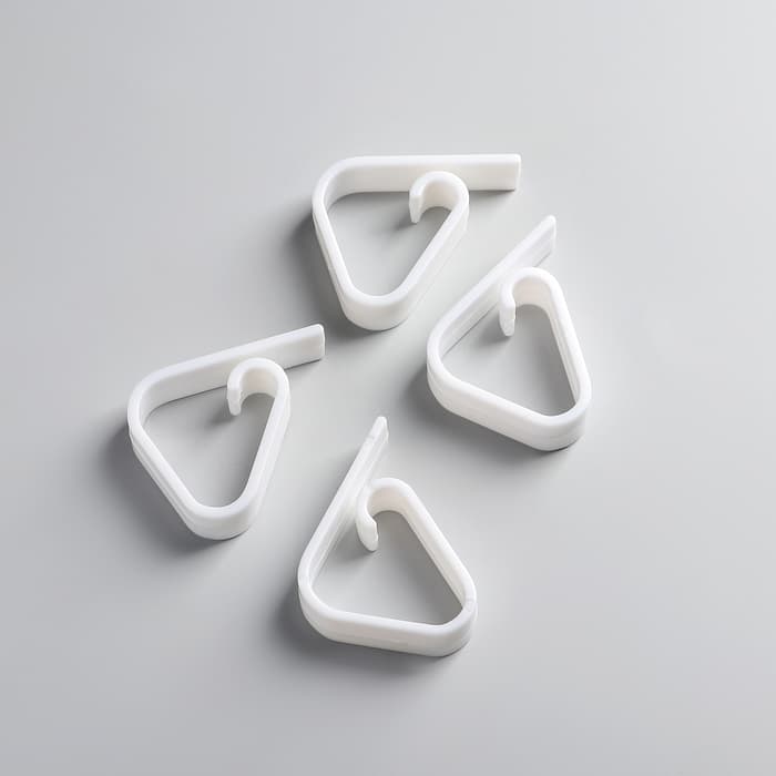 Зажимы для скатерти Доляна «Калипсо», набор 4 шт., пластик, белые