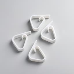 Зажимы для скатерти Доляна «Калипсо», набор 4 шт., пластик, белые