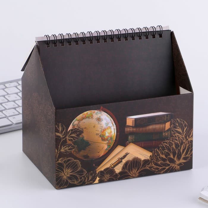 Планер - шкатулка, 50 л., 16×15×12 см «Лучшему учителю»