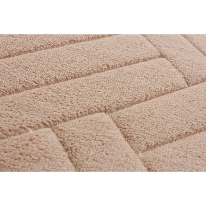 Коврик в ванную комнату Fresh «Паркет», 50×80 см, цвет бежевый