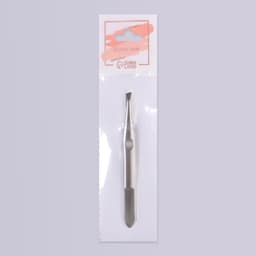 Пинцет для бровей и ресниц, со скошенным краем, узкий, 9 см