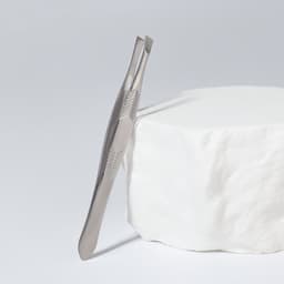 Пинцет для бровей, скошенный, узкий, диагональный, 9 см