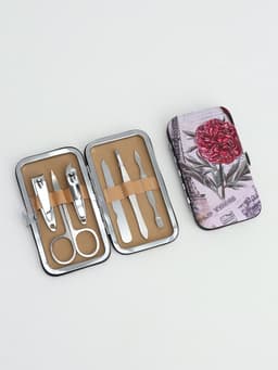 Набор маникюрный «Пейзаж», 6 предметов, в футляре, МИКС