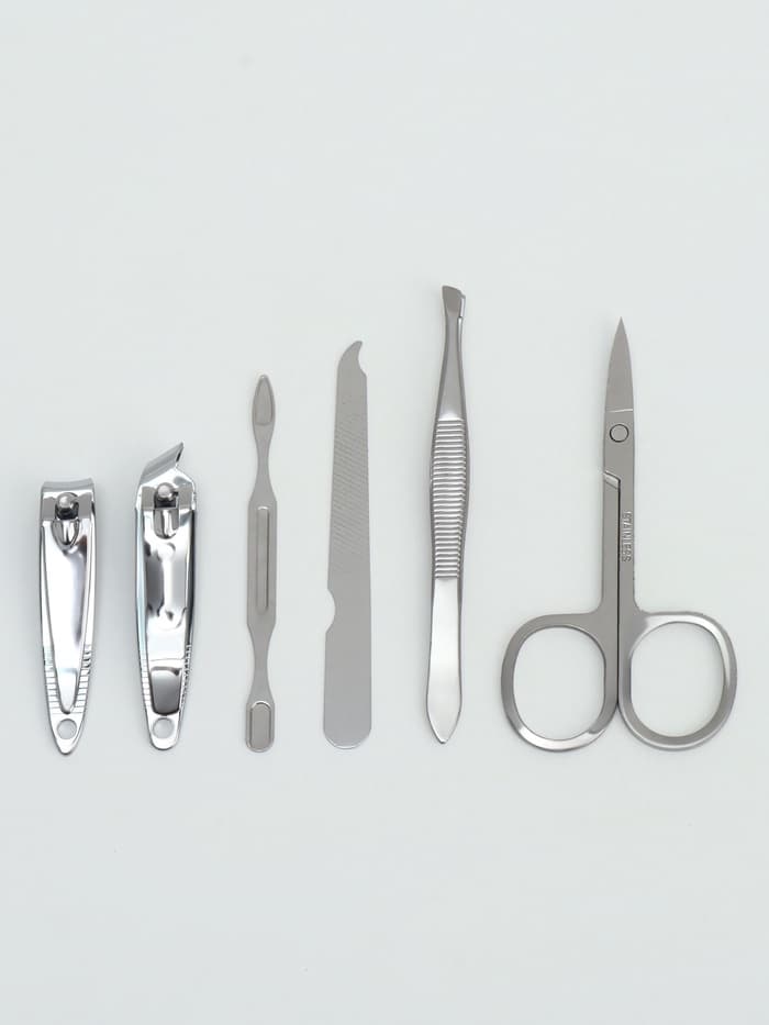 Набор маникюрный «Пейзаж», 6 предметов, в футляре, МИКС