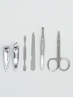 Набор маникюрный «Пейзаж», 6 предметов, в футляре, МИКС