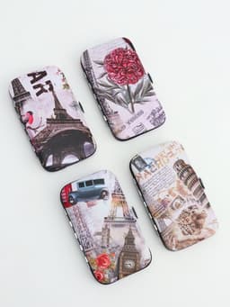 Набор маникюрный «Пейзаж», 6 предметов, в футляре, МИКС