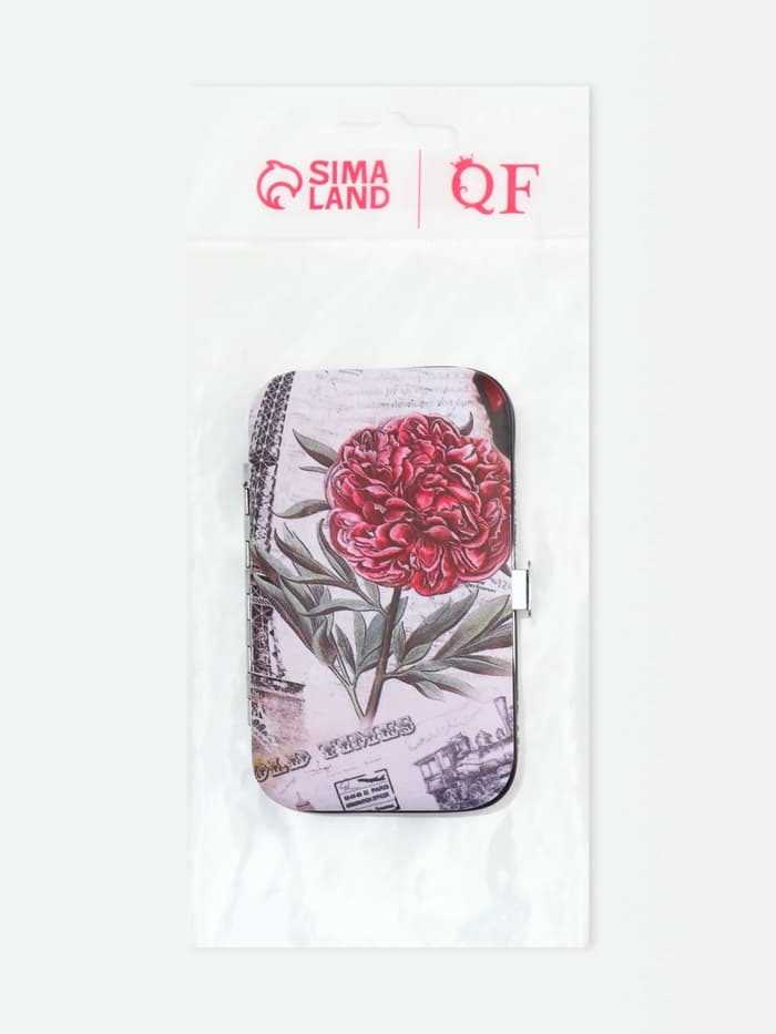 Набор маникюрный «Пейзаж», 6 предметов, в футляре, МИКС