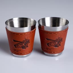 Подарочный набор «Танк» : фляжка 240 мл, 2 стопки, воронка