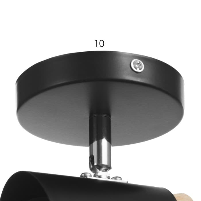 Спот «Конус малый» 1×40 Вт E27 черный 10×15×11.5 см