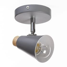 Спот «Конус малый» 1×40 Вт E27 серый 10×15×11.5 см