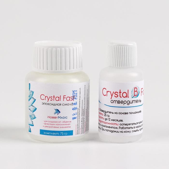 Эпоксидная смола Crystal Fast, 75 г