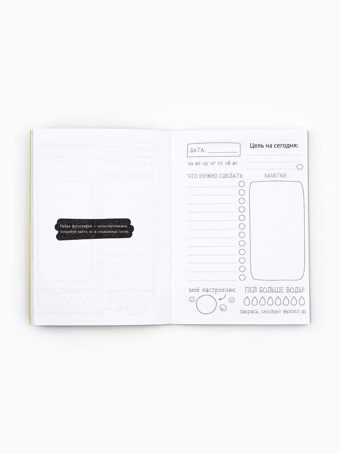 Блокнот творческий с заданиями А6+, 120 листов «Енотик-блокнотик»