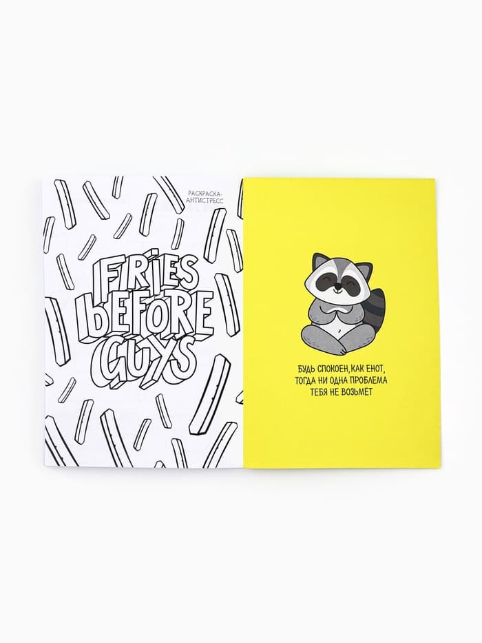 Блокнот творческий с заданиями А6+, 120 листов «Енотик-блокнотик»