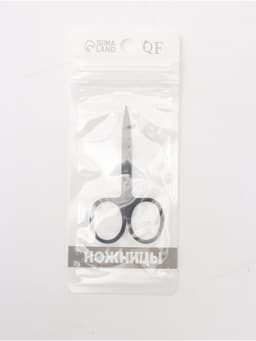 Ножницы маникюрные, узкие, загнутые, 8.8 см, чёрные