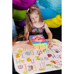 Мягкие кубики IQ-ZABIAKA «Зверята», 4 шт., 8×8 см, по методике Монтессори