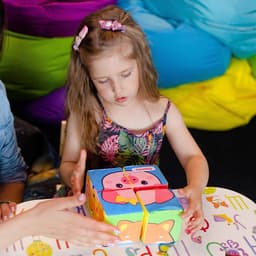 Мягкие кубики IQ-ZABIAKA «Зверята», 4 шт., 8×8 см, по методике Монтессори