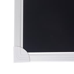 Доска магнитно-меловая, Calligrata REEF, 100×150 см, чёрная, в алюминиевой рамке, с полочкой