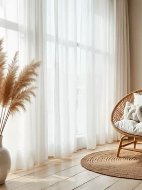 Тюль вуаль «Этель», 135×150 см, белый