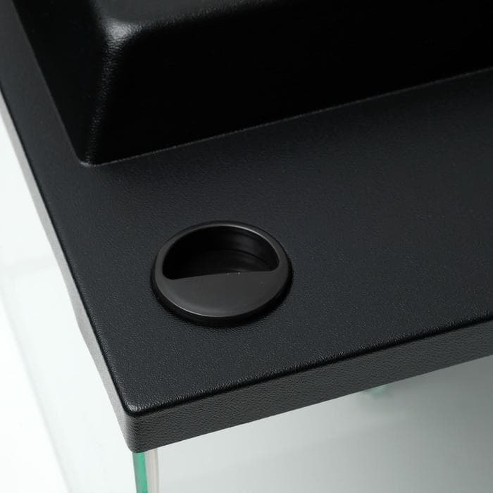 Террариум для черепах 45 л, с крышкой, полкой и лесенкой, 55×33×25 см