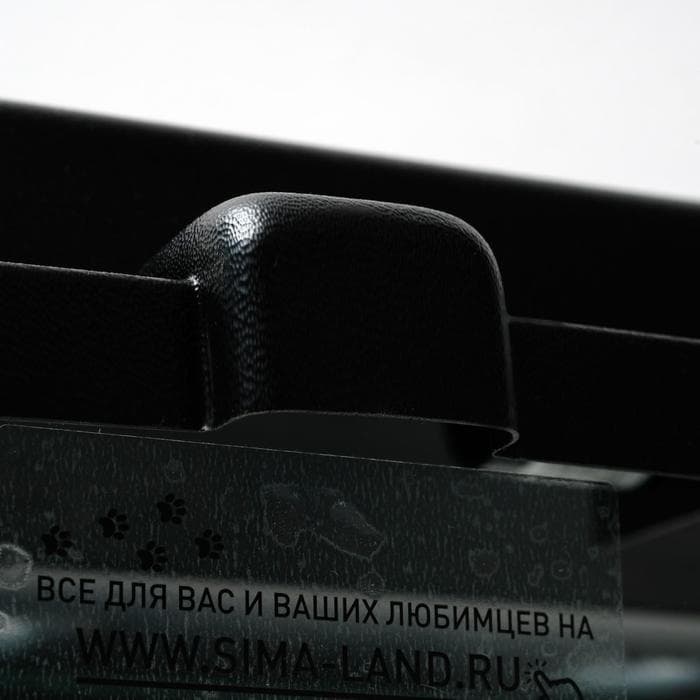 Террариум для черепах 45 л, с крышкой, полкой и лесенкой, 55×33×25 см