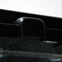 Террариум для черепах 45 л, с крышкой, полкой и лесенкой, 55×33×25 см