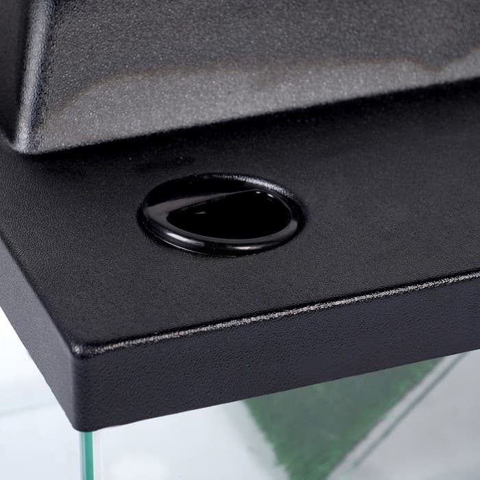 Террариум для черепах 25 л, с крышкой, полкой и лесенкой, 40×29×22 см