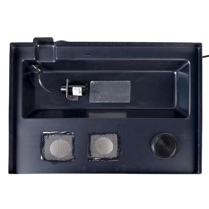 Террариум для черепах 25 л, с крышкой, полкой и лесенкой, 40×29×22 см