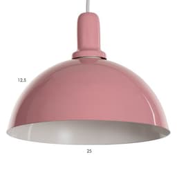 Светильник BayerLux «Локи», 1×40 Вт, E27, розовый