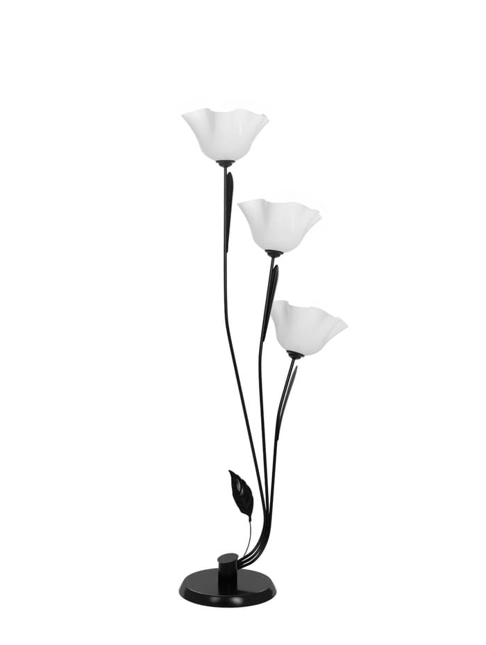 Торшер напольный BayerLux «Пион», 3×15 Вт, E27, черный