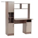 Стол компьютерный «Клик Мебель», 1230×570×1600 мм, с надстройкой, цвет ясень шимо тёмный/светлый